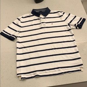 Tommy Hilfiger polo tee shirt stripe  like nwot